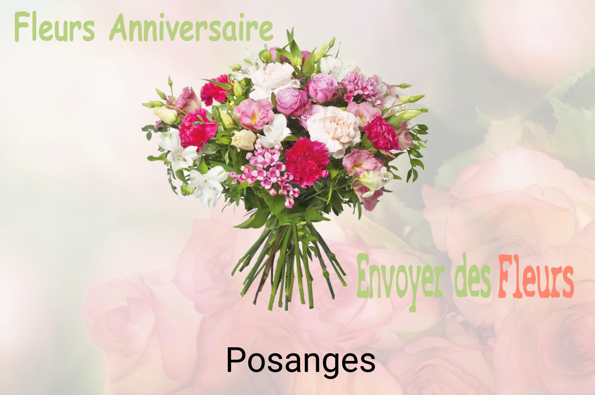 Bouquet de fleurs d’anniversaire livré à Posanges